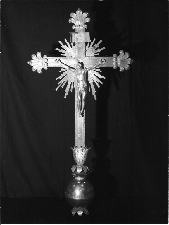 croce processionale - ambito romano (secc. XVIII/ XIX)