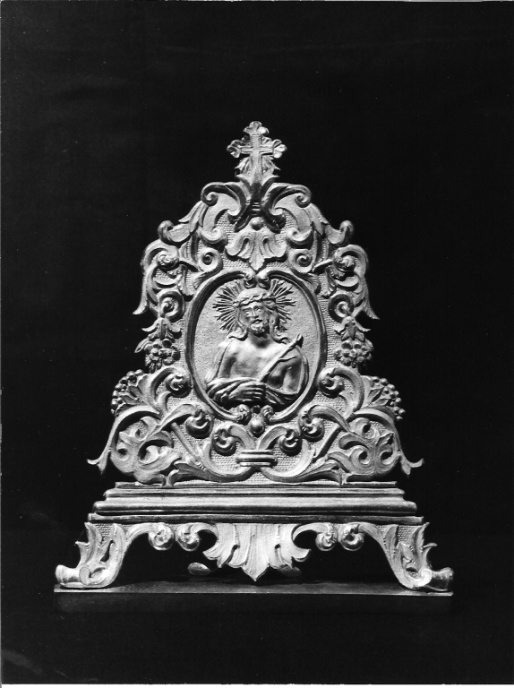 Cristo coronato di spine (decorazione plastica) - ambito romano (sec. XIX)