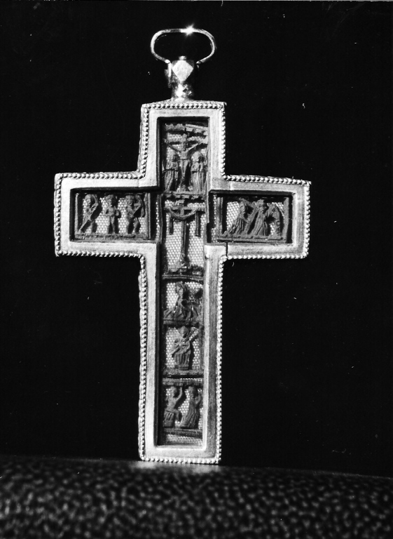 storie della passione di Cristo (croce pettorale) - ambito messicano (sec. XIX)
