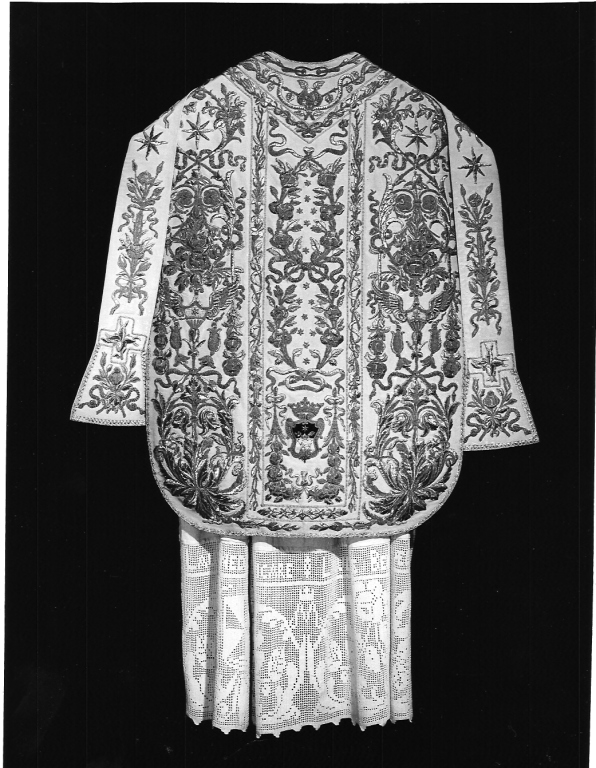 paramento liturgico - manifattura romana (sec. XIX, sec. XIX)