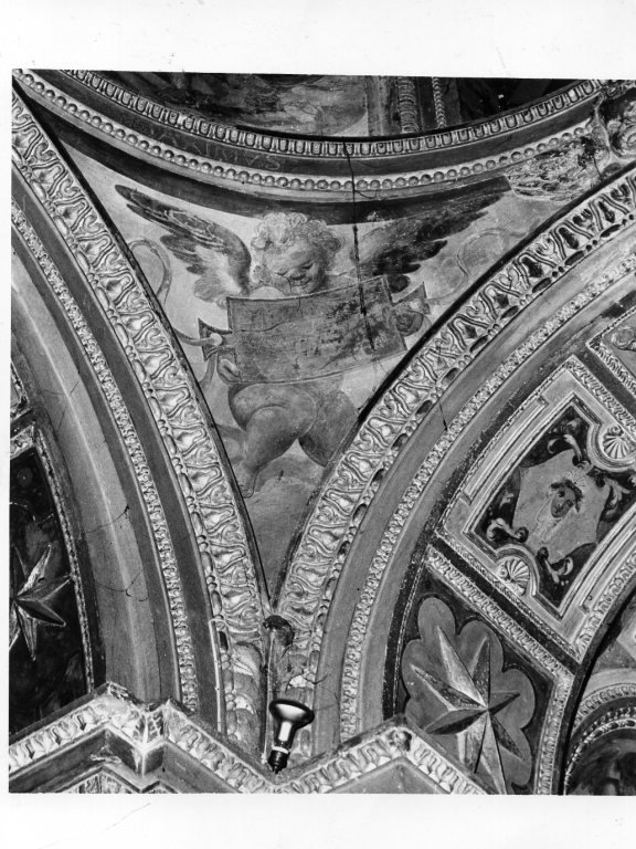 storie della vita di santa Cecilia, Cristo, angeli (decorazione pittorica) di Lilli Andrea (attribuito) (secc. XVI/ XVII)
