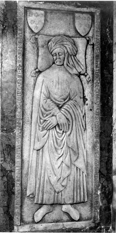 lapide tombale - ambito romano (sec. XV)