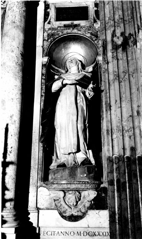Santa Caterina da Siena (statua) - ambito romano (sec. XVII)