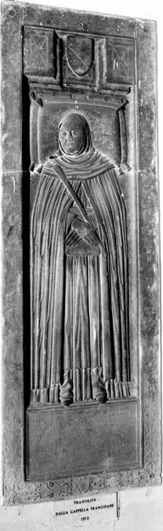 lapide tombale - ambito romano (sec. XV)
