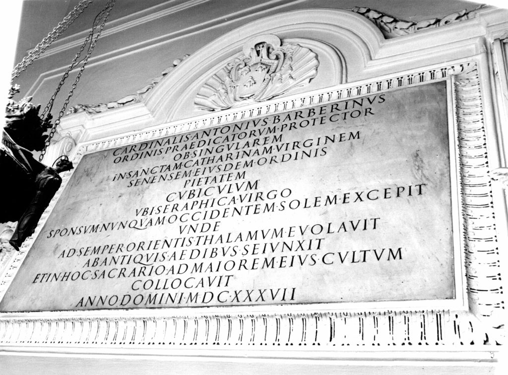 lapide commemorativa - ambito romano (sec. XVII)