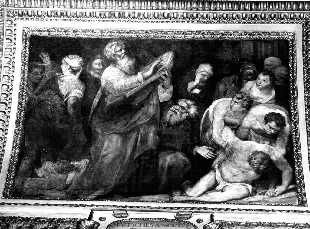 San Paolo resuscita Eutico caduto dalla finestra (dipinto) di Zuccari Taddeo (sec. XVI)