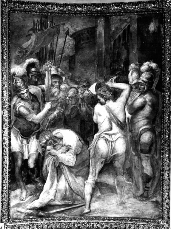San Paolo viene decapitato (dipinto) di Zuccari Taddeo (sec. XVI)