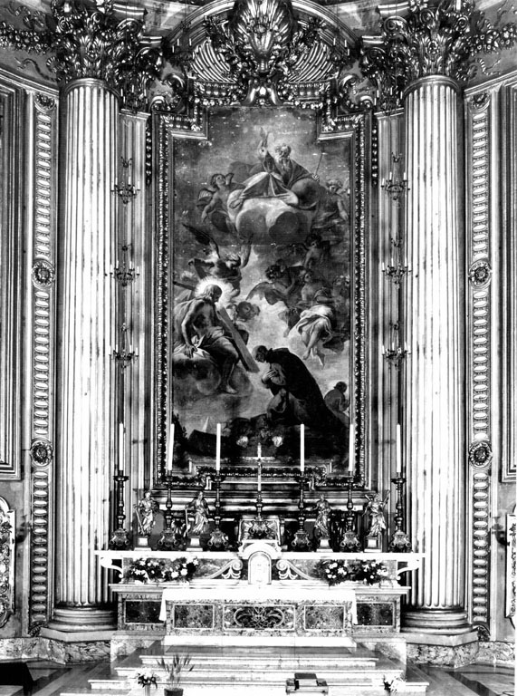 altare maggiore di Pozzo Andrea (secc. XVII/ XVIII)