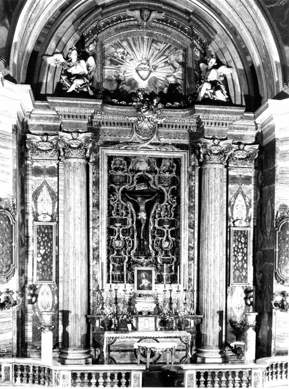altare - ambito romano (seconda metà sec. XVIII)