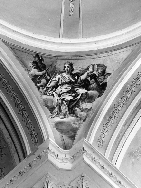 giustizia (dipinto) - ambito laziale (fine/inizio secc. XIX/ XX)