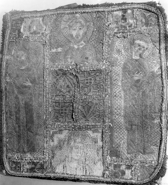 borsa del corporale - ambito bizantino (primo quarto secc. XII/ XIII, sec. XVII)