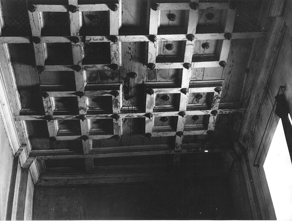 soffitto a cassettoni - ambito laziale (sec. XV)