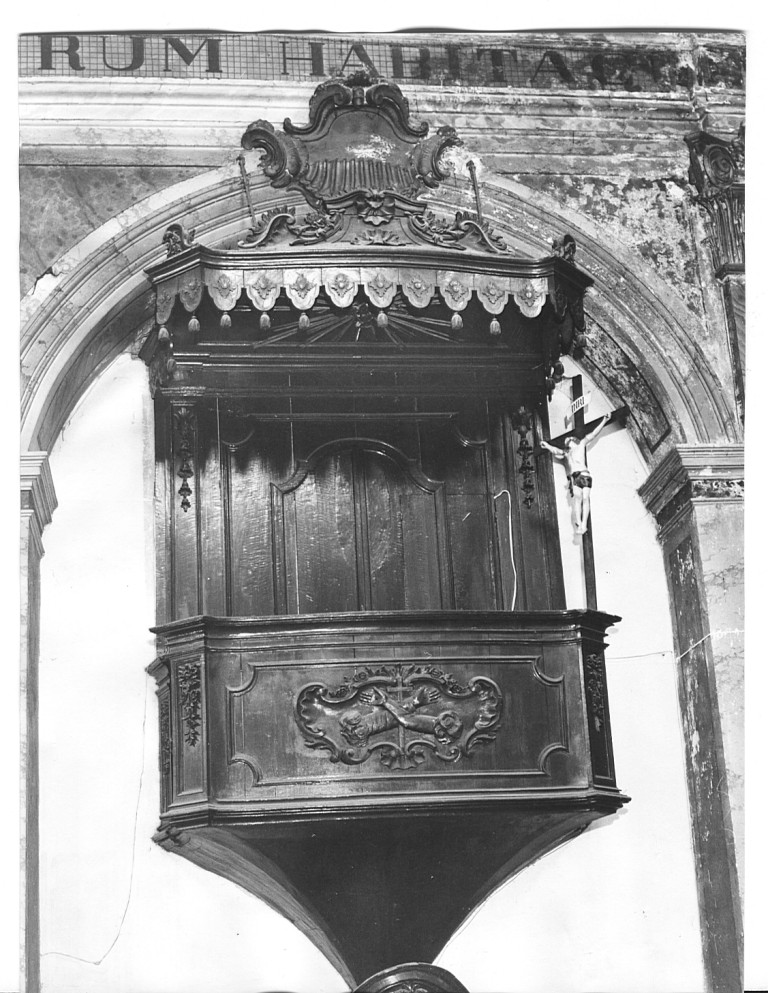 pulpito - ambito laziale (sec. XVIII)
