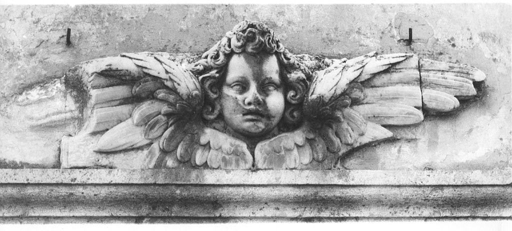 cherubino (scultura) - ambito laziale (sec. XVII)