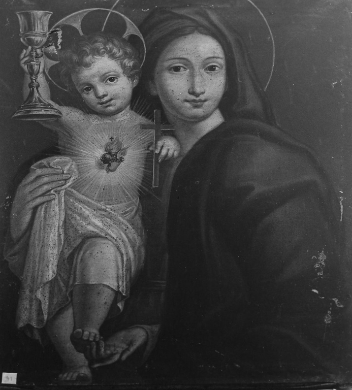 Madonna col Bambino (dipinto) - ambito romano (prima metà sec. XIX)