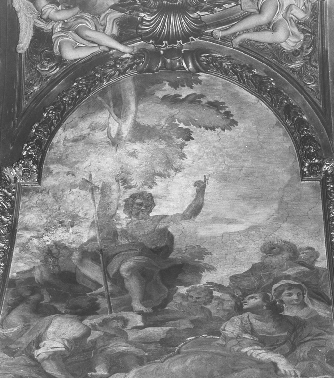Predica di San Giovanni Battista (dipinto) di Gimignani Ludovico (sec. XVII)