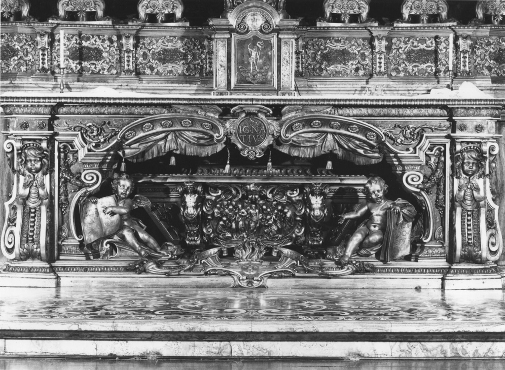 reliquiario a teca - a urna di Algardi Alessandro, Tofani Filippo (sec. XVII, sec. XVIII)
