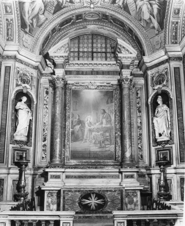 altare di Berrettini Pietro detto Pietro da Cortona, Gagliardi Giovanni - ambito romano (ultimo quarto, metà sec. XVI, sec. XVII, sec. XIX)