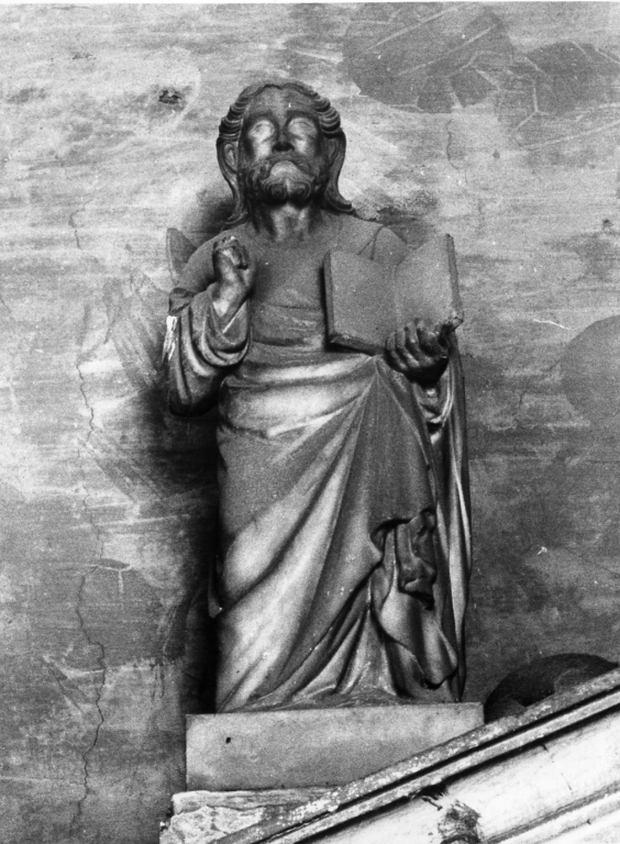 Cristo redentore benedicente (statuetta) - ambito romano (sec. XV)