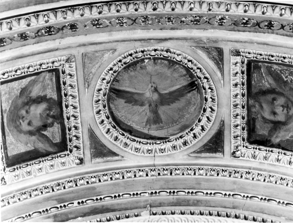 colomba dello Spirito Santo (dipinto, elemento d'insieme) di Fenzoni Ferraù detto Ferraù da Faenza (attribuito) (sec. XVI)