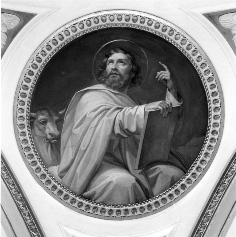 San Luca (dipinto, elemento d'insieme) di Gagliardi Pietro (attribuito) (sec. XIX)