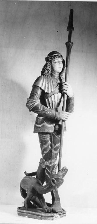 San Giorgio e il Drago (gruppo scultoreo) - manifattura tedesca (inizio sec. XVI)
