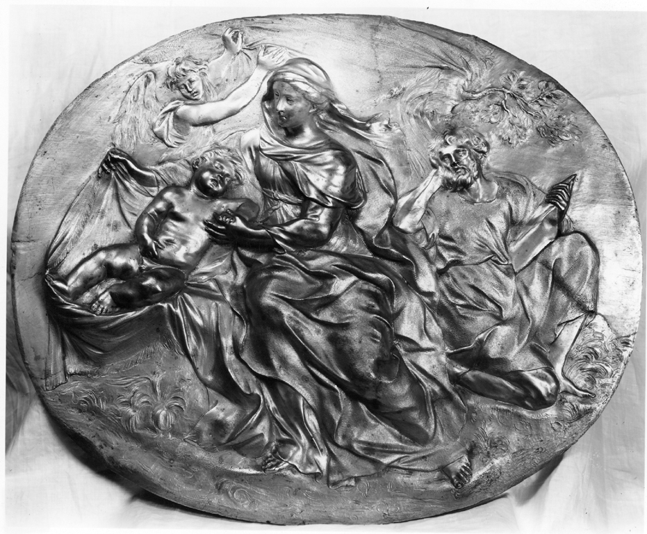 riposo nella fuga in Egitto (rilievo) di Algardi Alessandro (sec. XVII)