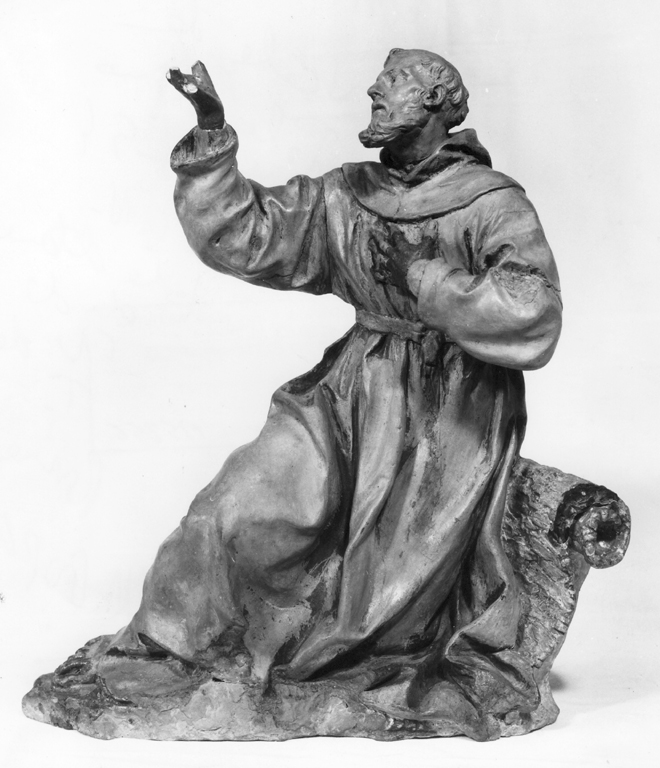San Nicola da Tolentino (scultura) di Algardi Alessandro (sec. XVII)
