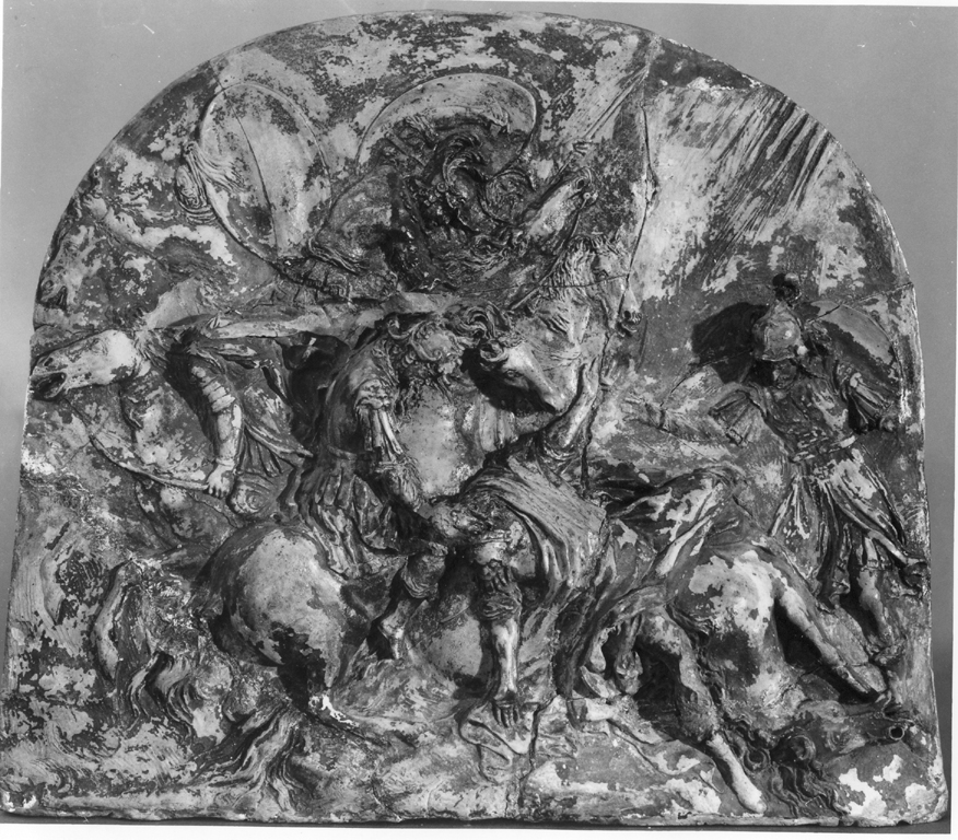 conversione di San Paolo (rilievo) di Algardi Alessandro (seconda metà sec. XVII)