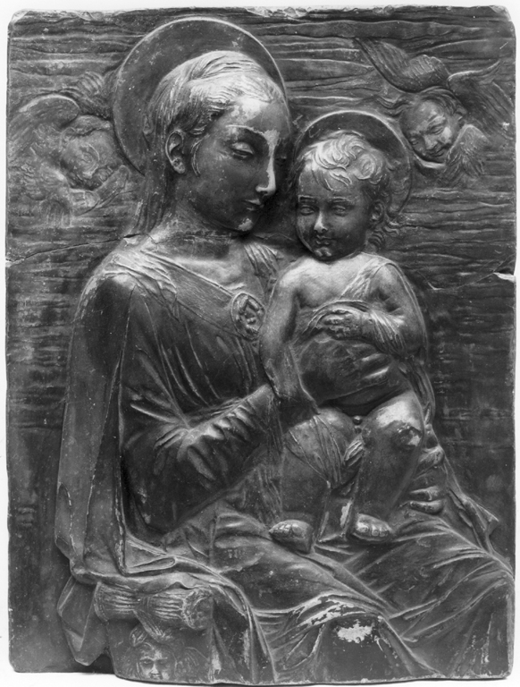 Madonna con Bambino (rilievo) - ambito italiano (secc. XIX/ XX)
