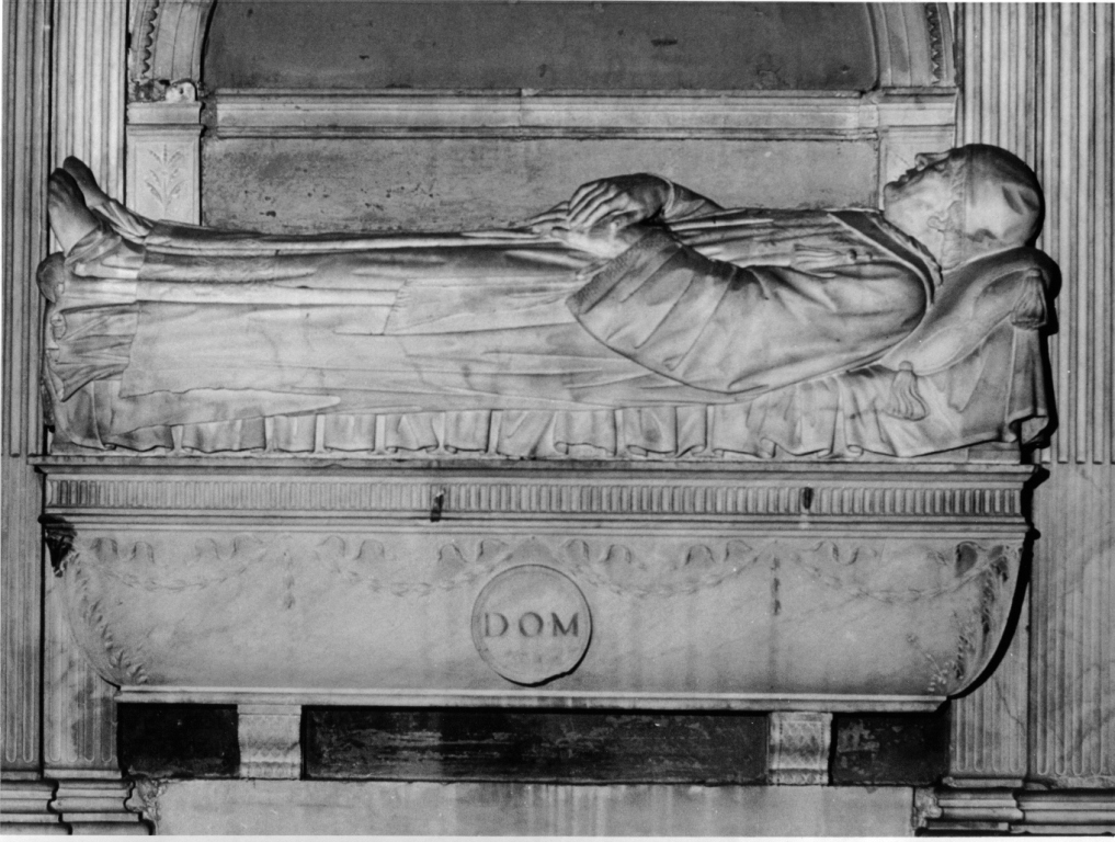 figura maschile distesa (scultura) di Bregno Andrea (maniera) (sec. XV)