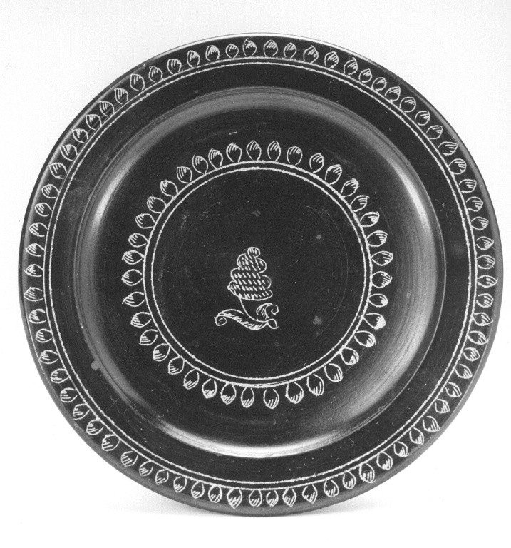 piatto - manifattura indiana (secc. XIX/ XX)