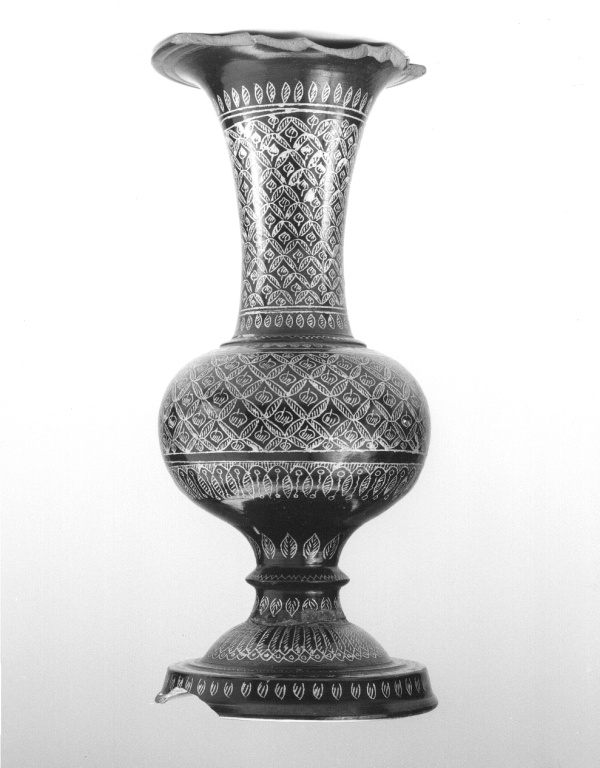 vaso - manifattura indiana (secc. XIX/ XX)