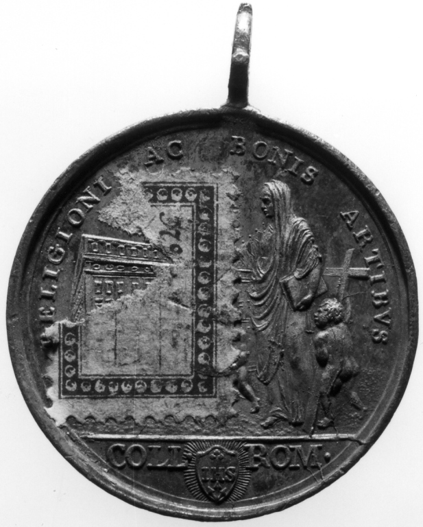 Ritratto di papa Gregorio XVI (medaglia) di Girometti Giuseppe (sec. XIX)