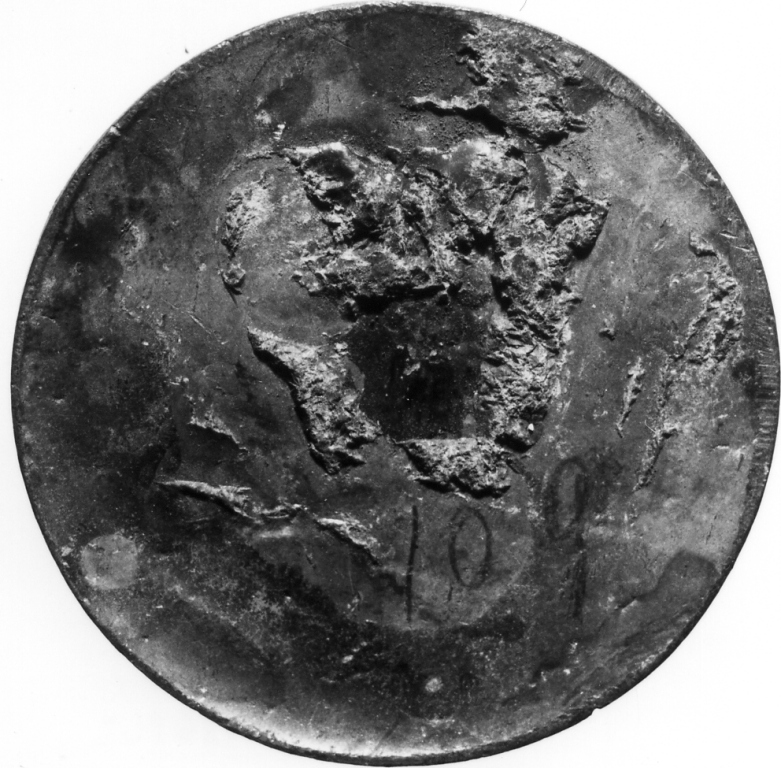Ritratto di Joseph Louis Lagrange (medaglia) - ambito francese (metà sec. XIX)