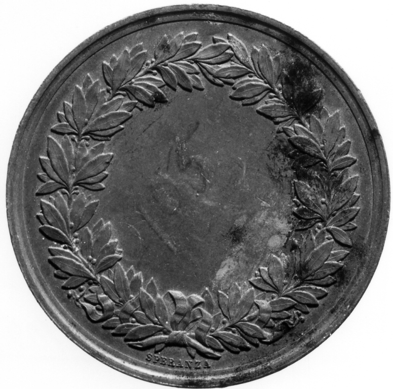 Angelo della Vittoria (medaglia) di Speranza Filippo (sec. XIX)