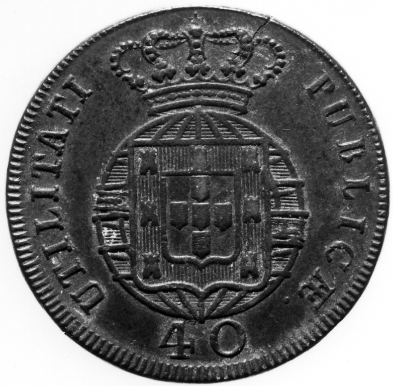 Ritratto di re Giovanni VI di Portogallo (moneta) - ambito portoghese (sec. XIX)