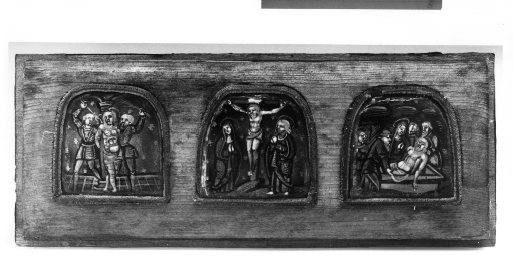 Cristo alla colonna (placchetta) - manifattura di Limoges (fine/inizio secc. XV/ XVI)