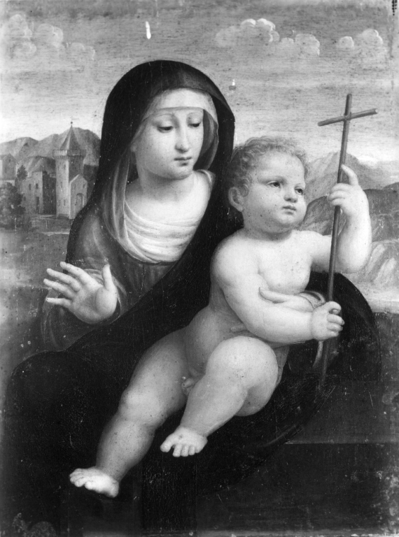 Madonna con Bambino (dipinto) - ambito Italia centrale (metà sec. XVI)