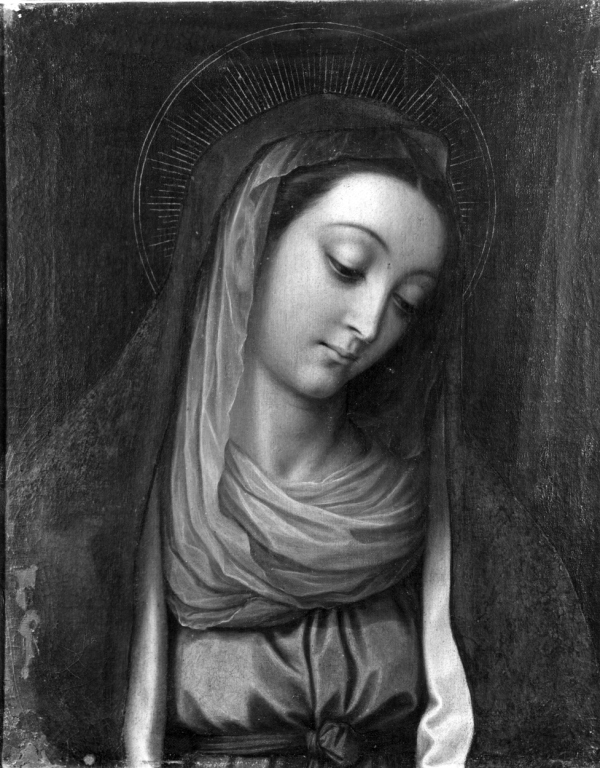 Madonna (dipinto) di Pulzone Scipione (cerchia) (sec. XVI)
