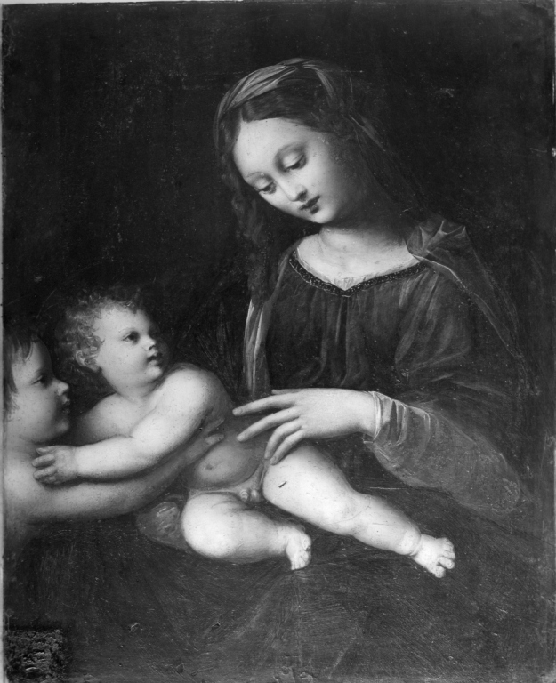 Madonna con Bambino e san Giovannino (dipinto) - ambito romano (fine sec. XVI)
