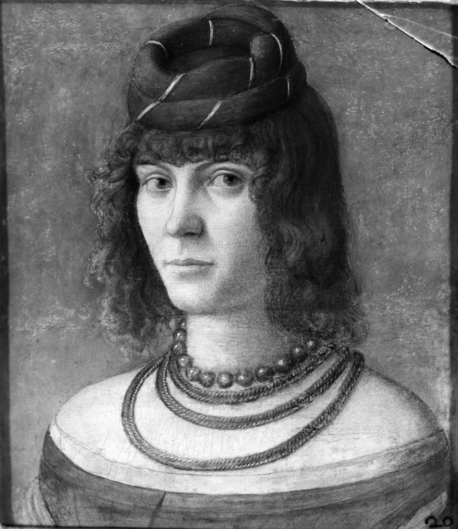 ritratto femminile (dipinto) di Carpaccio Vittore (sec. XVI)