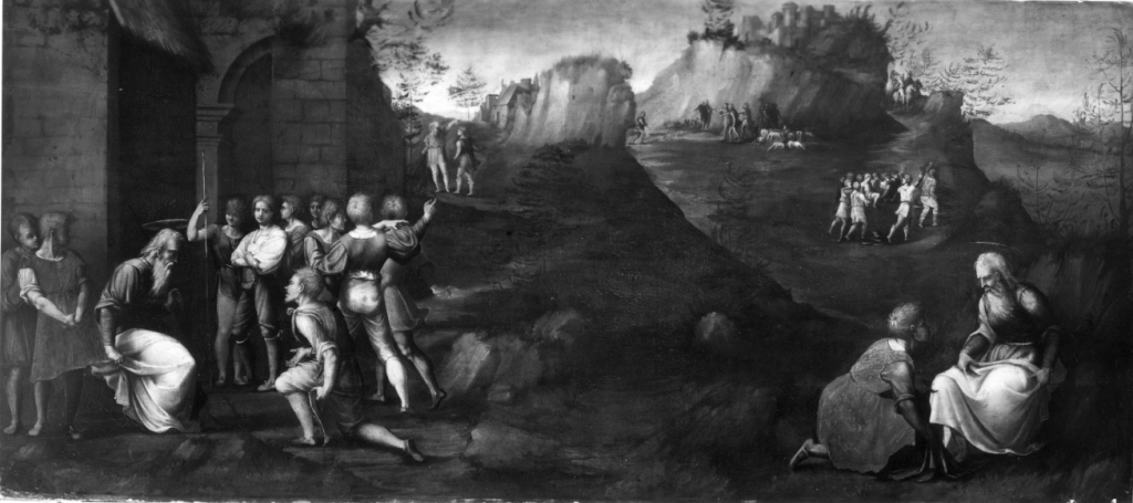 Giacobbe apprende la notizia della presunta morte di Giuseppe (dipinto) di Antonio di Donnino del Mazziere (sec. XVI)