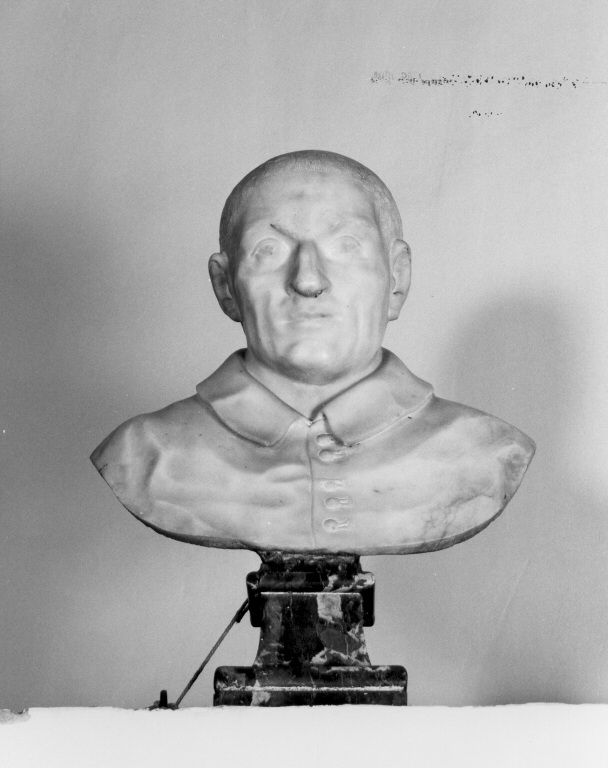 ritratto di ecclesiastico (busto) - ambito romano (fine sec. XVIII)