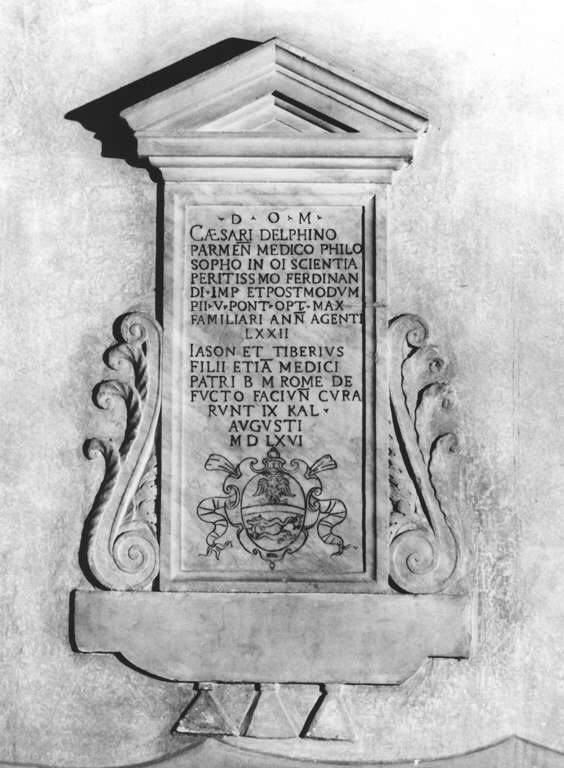 monumento funebre - bottega romana (sec. XVI)