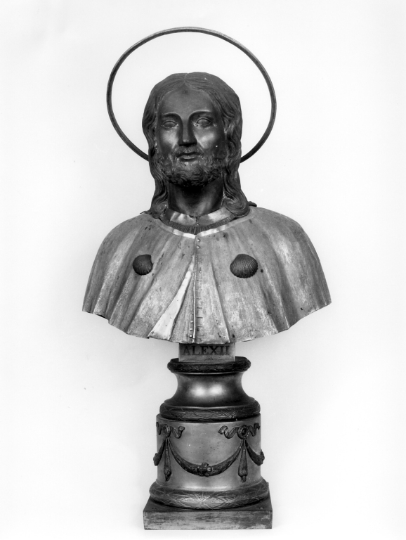 Santo (reliquiario - a busto) - ambito romano (prima metà sec. XIX)