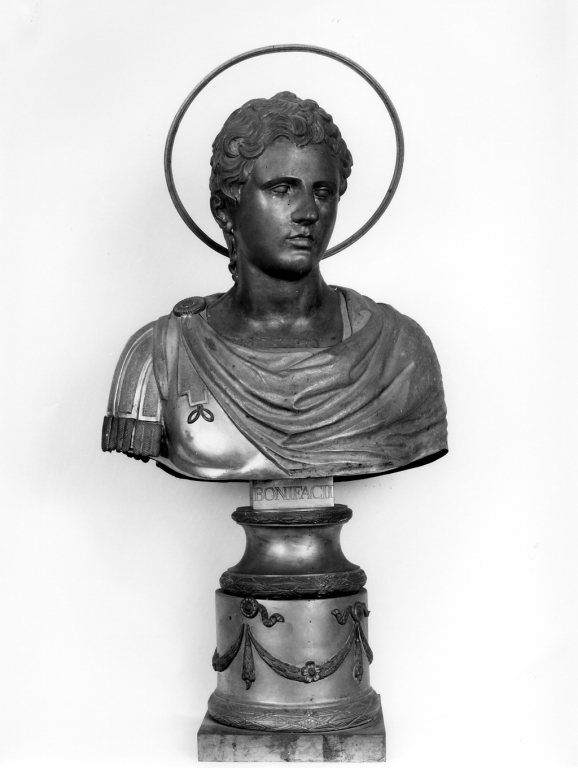 San Bonifacio Arcivescovo (reliquiario - a busto) - ambito romano (prima metà sec. XIX)