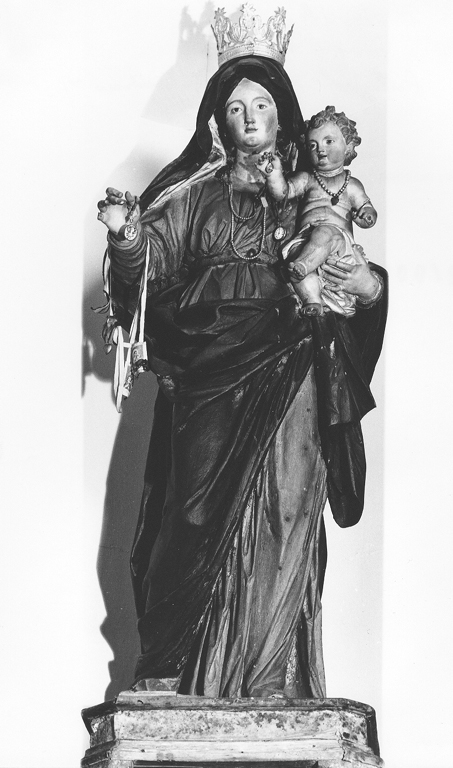 Madonna del Carmelo (statua) - ambito Italia meridionale (fine sec. XVII)