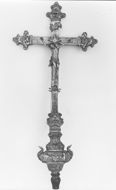 croce processionale - ambito napoletano (fine sec. XVIII)