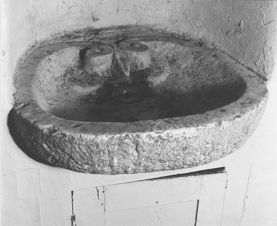 lavabo da sacrestia - ambito laziale (sec. XVIII)
